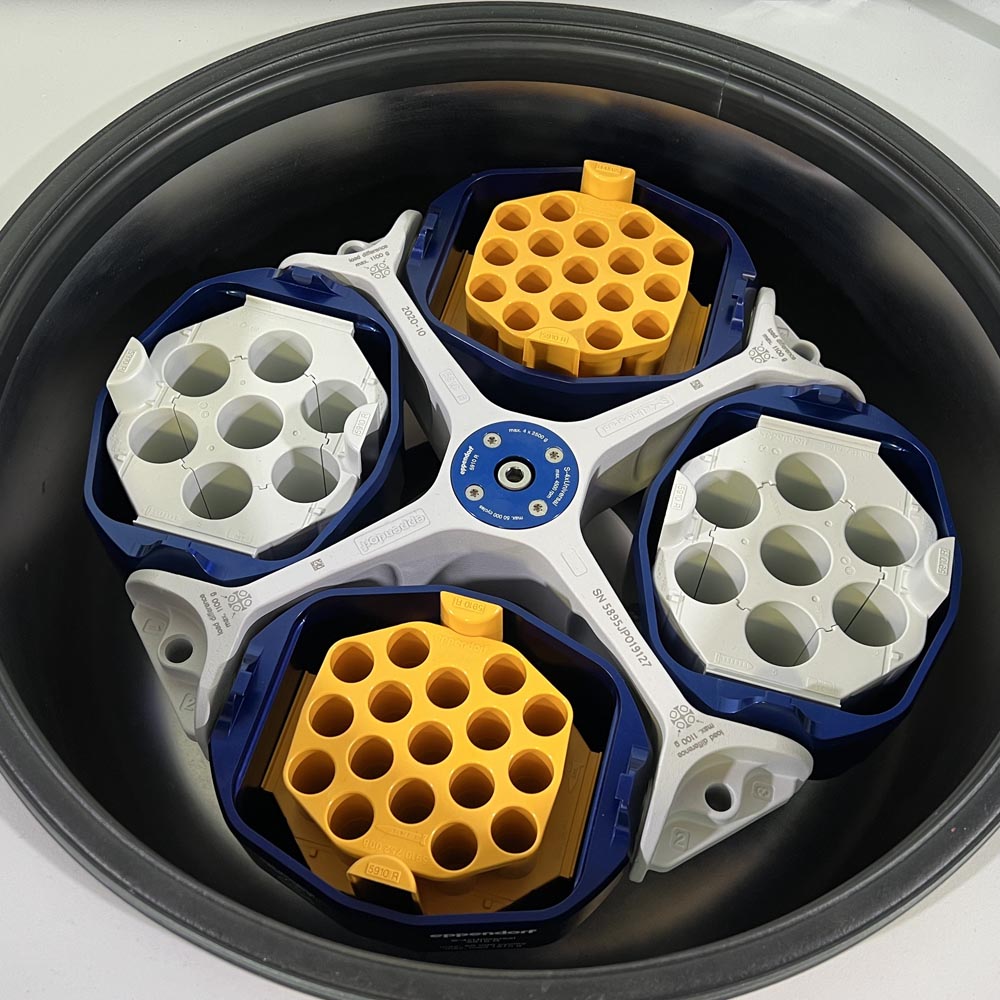 Eppendorf  5910Ri Refrigerated Centrifuge With S-4x Universal Rotor, Buckets, And Multi-purpose 50mL & 15mL Adapters