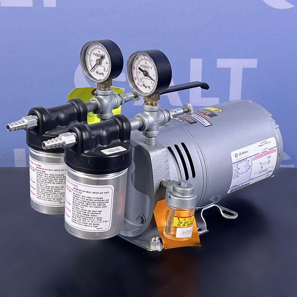 Gast 1/6 HP Vacuum Pump, Model 0211-143-G8CX