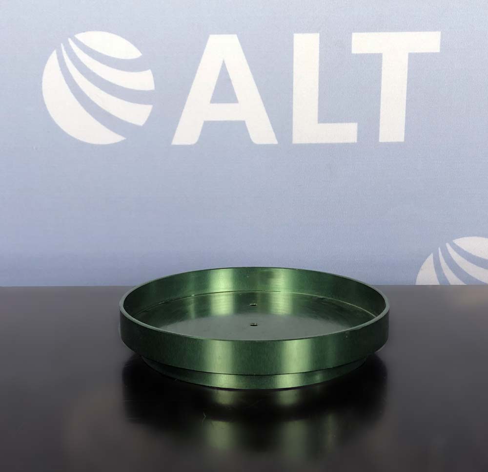 Chemglass PIE-BLOCK Safety Holder, Anodized Green P/N CG-1991-P-05