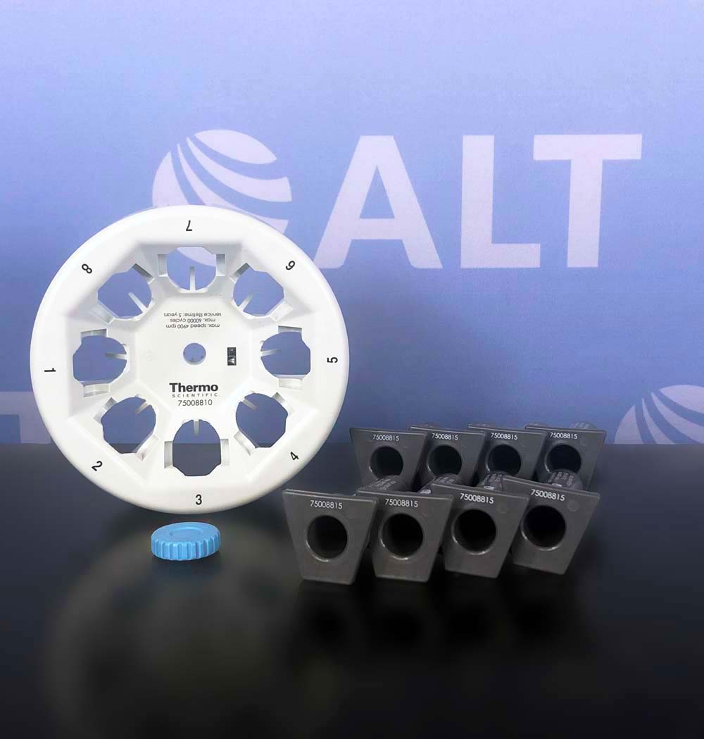 Thermo Scientific DualSpin Rotor With Set of 8 Fixed Angle Buckets