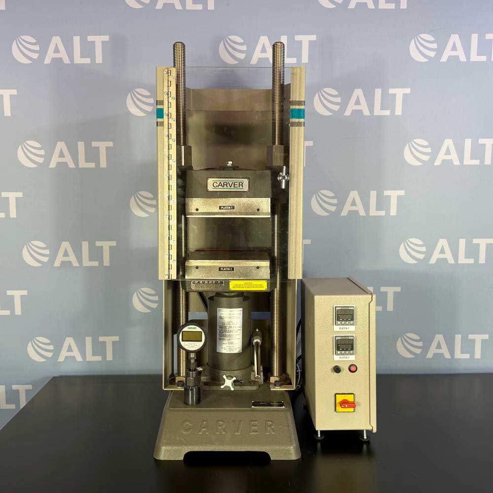 Carver Manual 25 Ton Heated Hydraulic Press, Model 4389