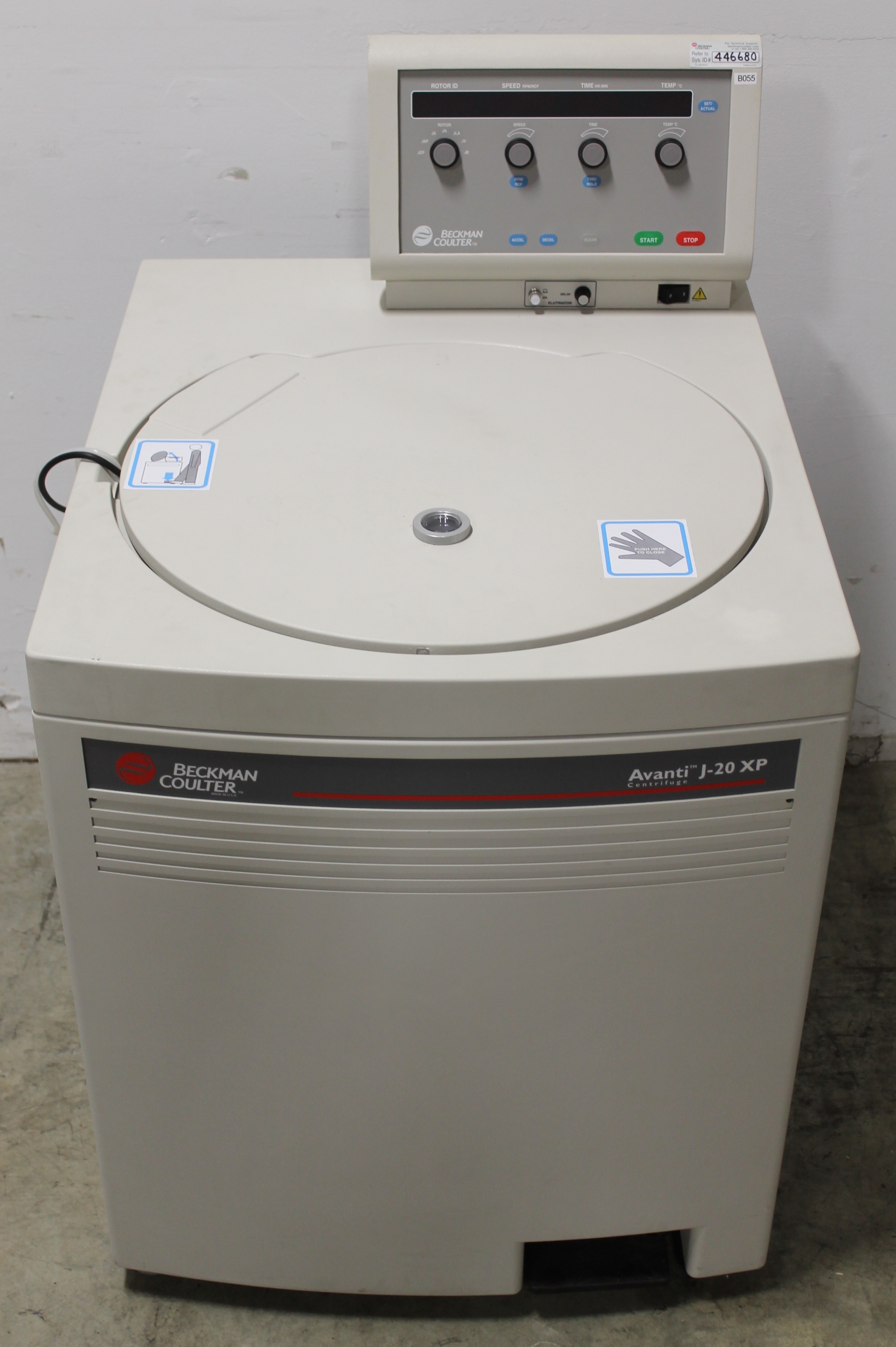 Beckman Coulter J-20XP Centrifuge