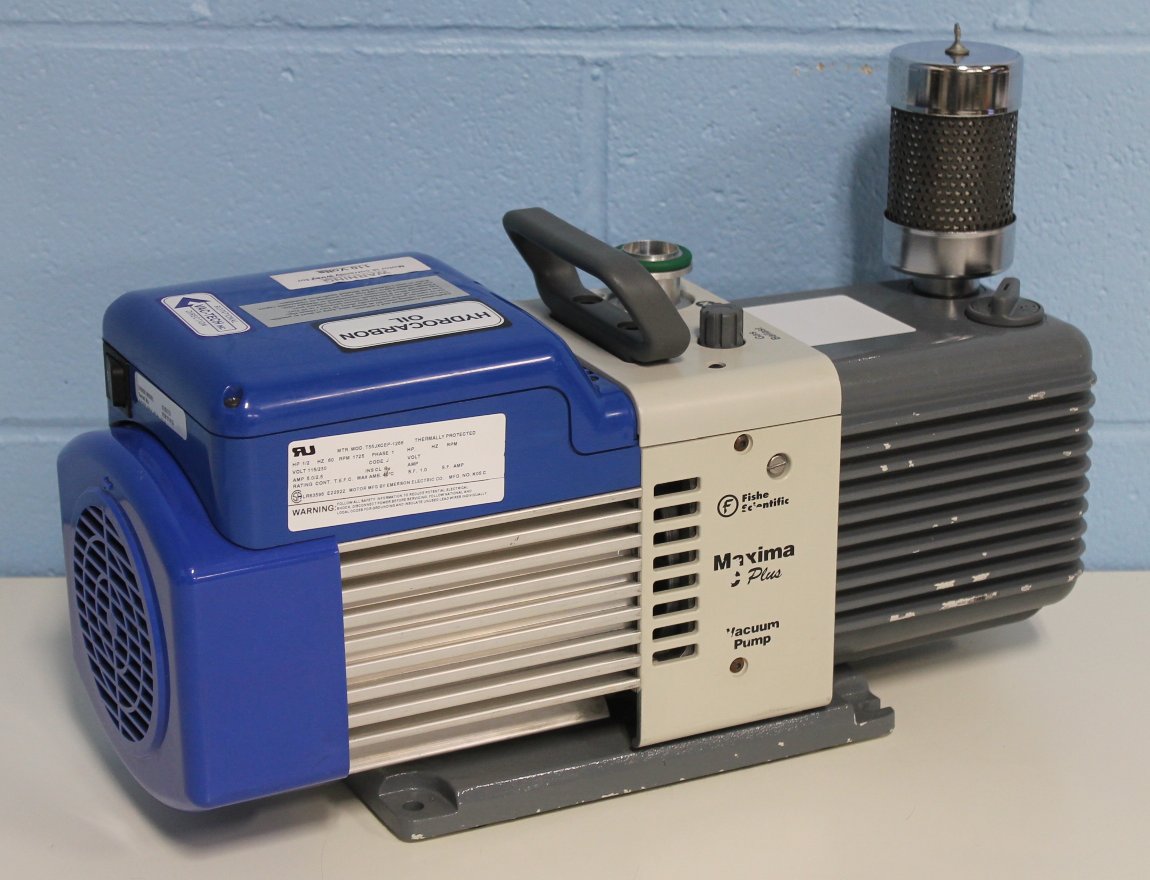 Fisher Scientific Maxima C Plus M6C Dual Stage Rotary Vane Vacuum Pump