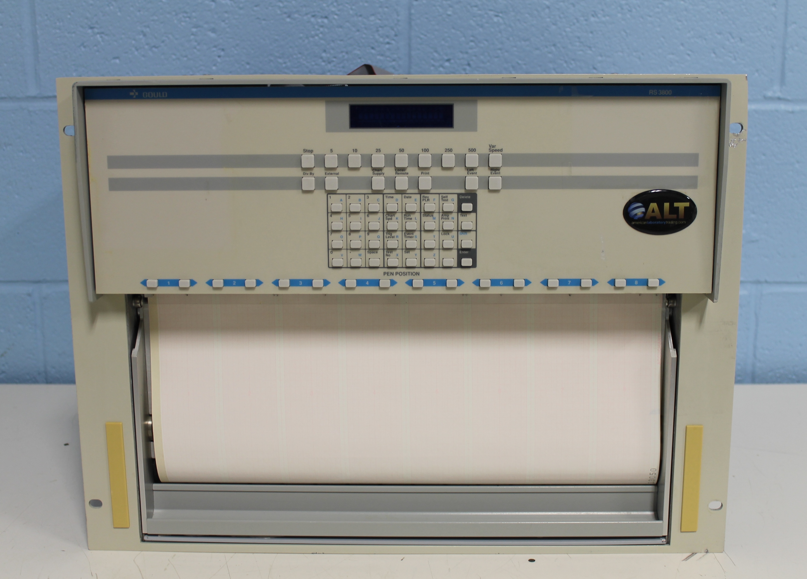 Gould RS3800 8-Channel Chart Recorder