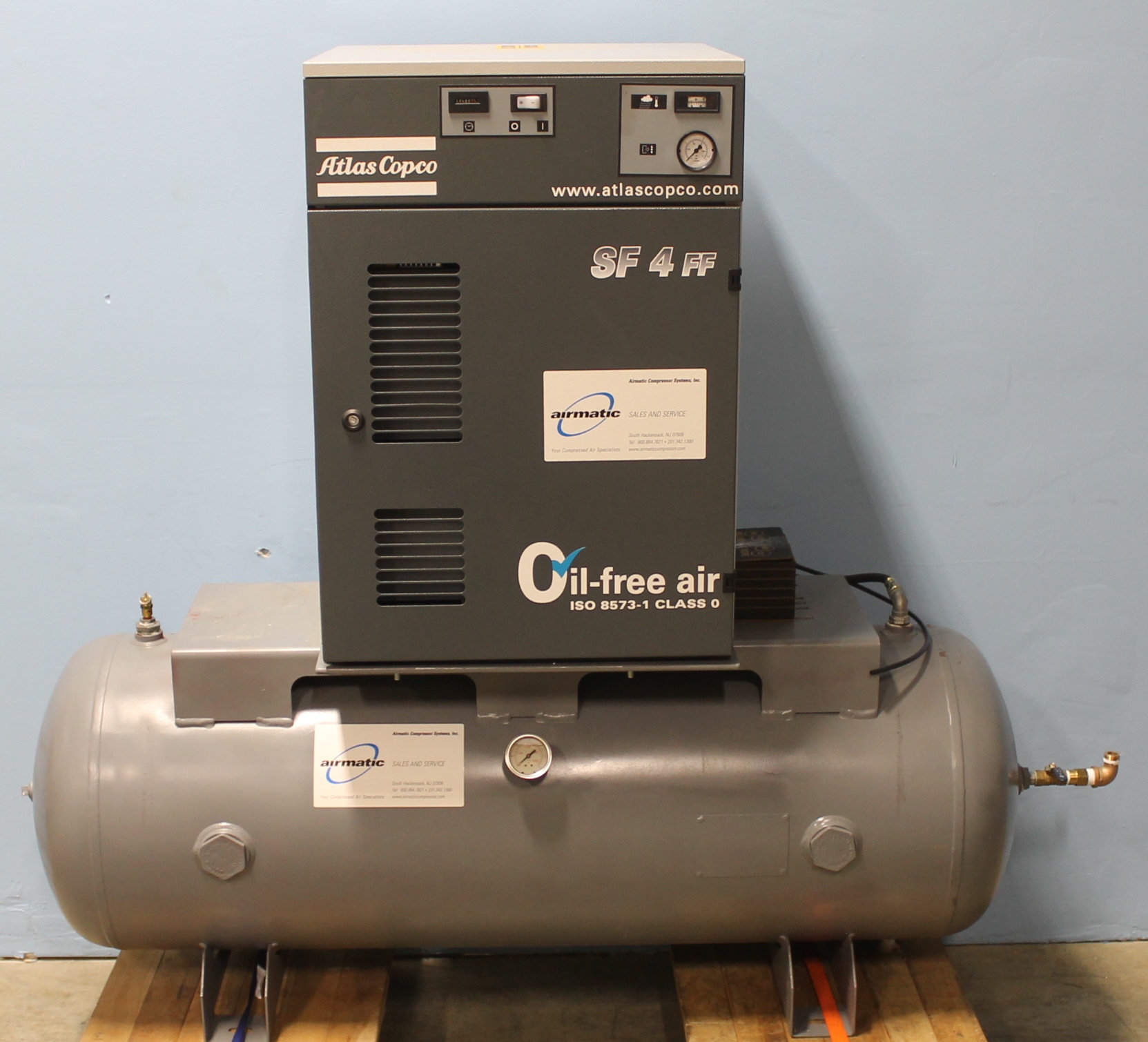 Atlas Copco SF4 FF Oil Free Air Scroll Compressor
