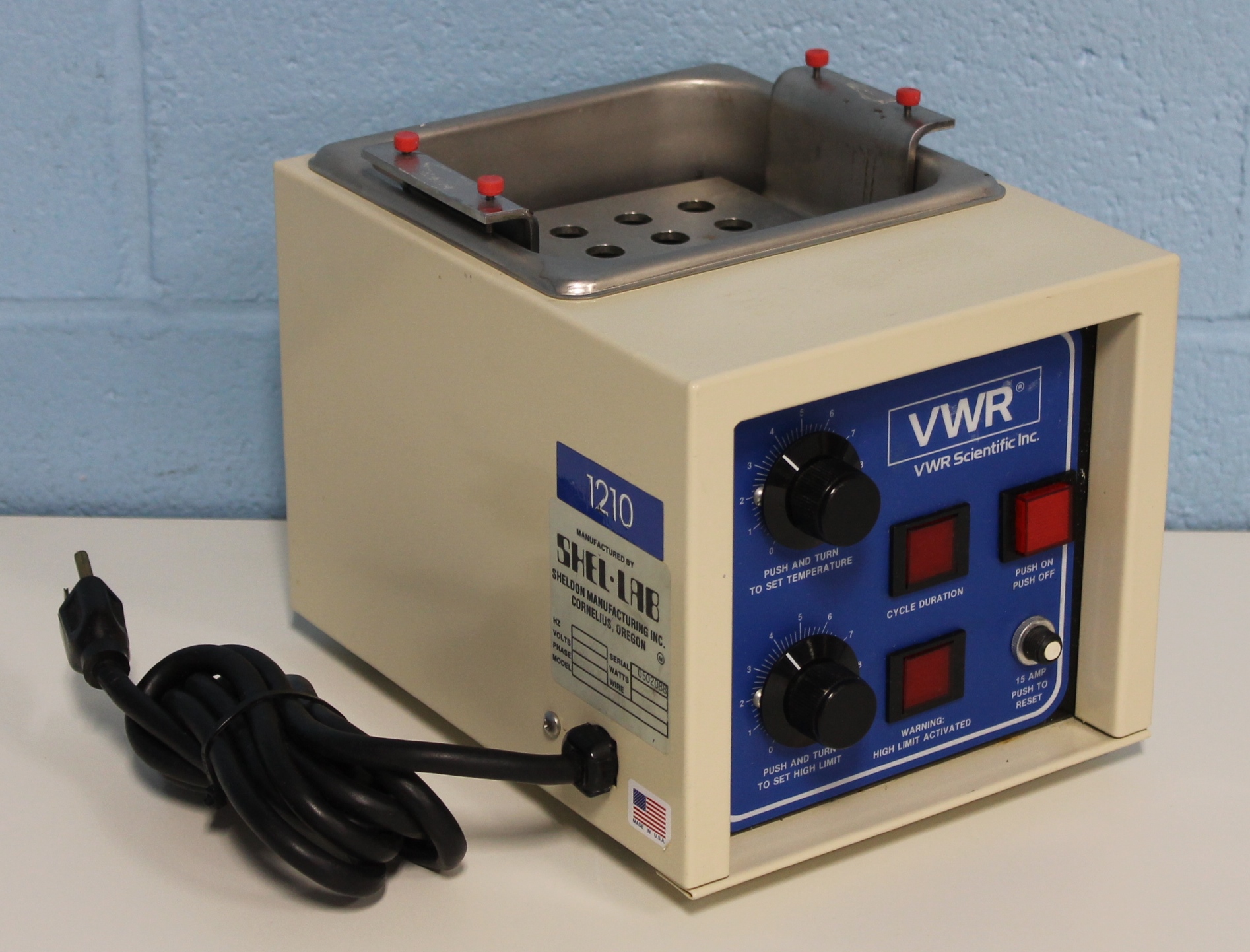 VWR Shel Lab 1210 Waterbath