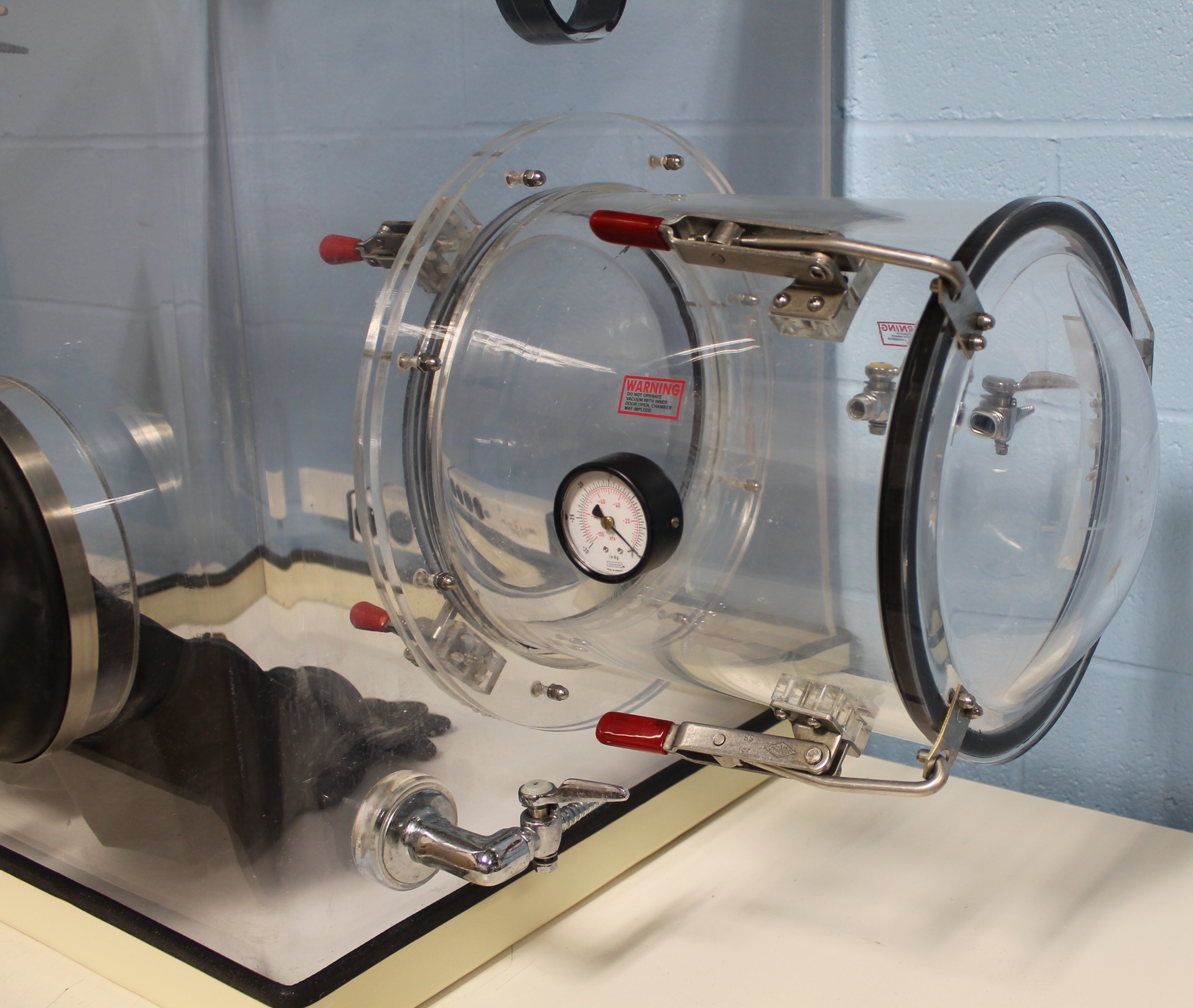Plas Labs Weighing Chamber/Compact Glove Box Model 830-ABC