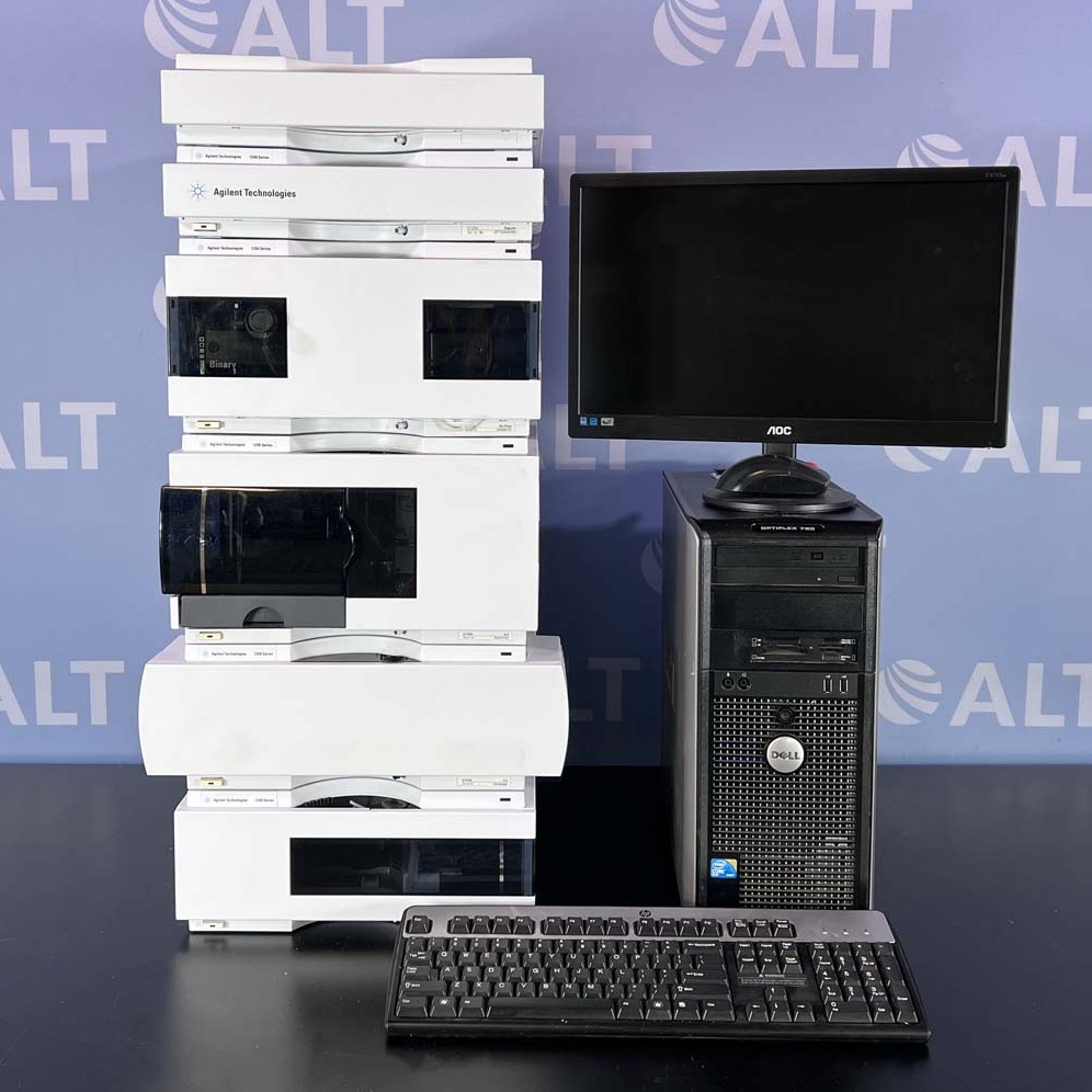 Used Lab Equipment - Agilent 1200 Series HPLC System With G1312 Binary Pump, G1329 ALS, G1365 MWD 5