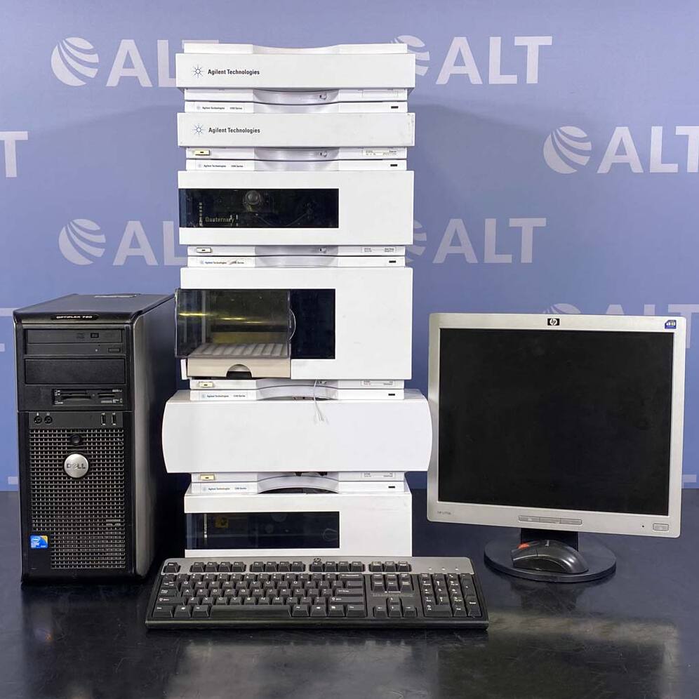 Used Lab Equipment - Agilent 1200 Series HPLC System with G1314B VWD, G1311A Quaternary Pump, G1329A Autosampler 9