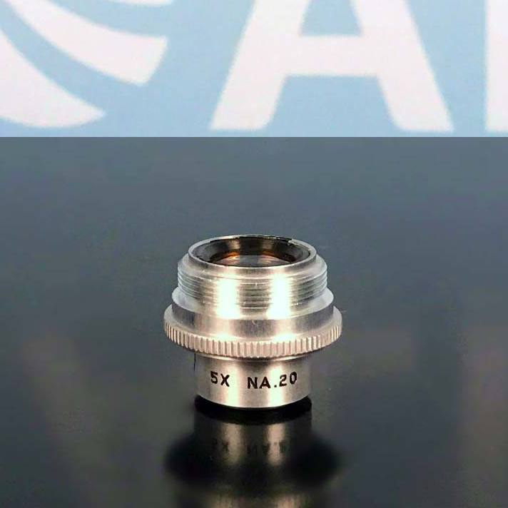 Used Lab Equipment - AO Spencer 5X NA.20 Microscope Objective 7