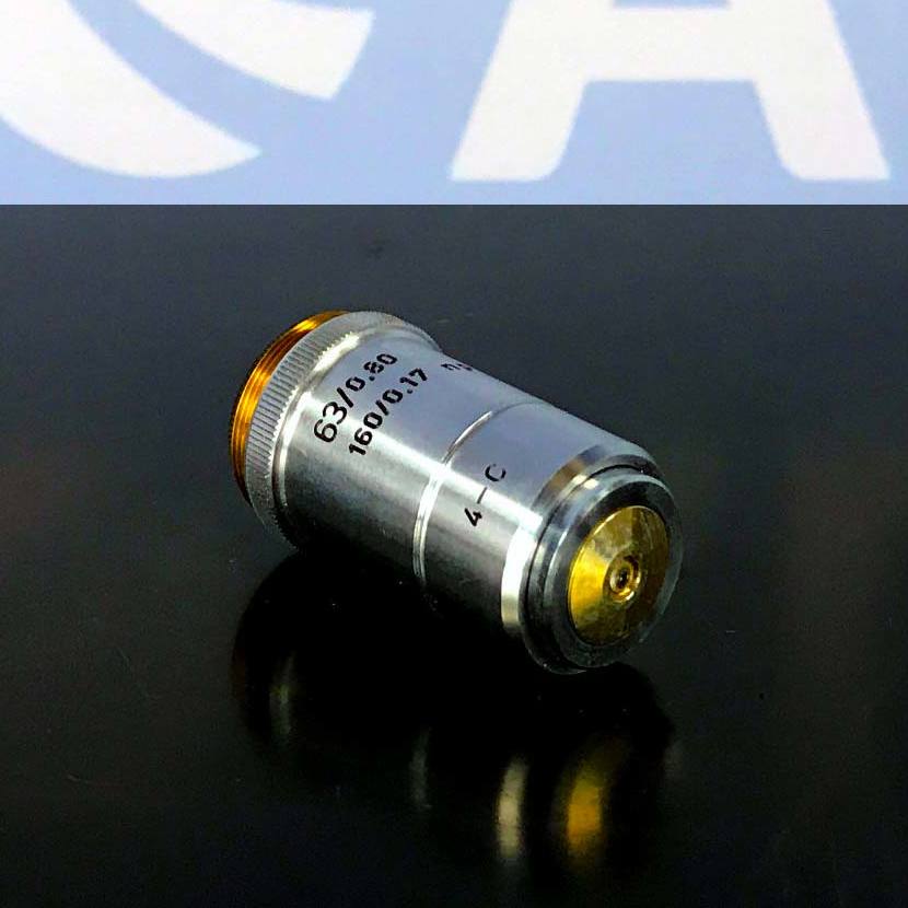 Used Lab Equipment - C.Reichert Wien Microscope Objective, 63/0.80 160/0.17 np 31