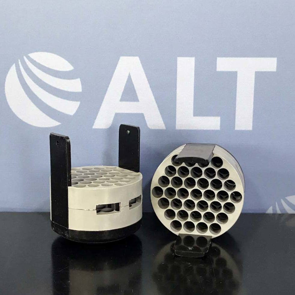 Used Lab Equipment - Jouan Tube Slot Bucket Adapters Model 11174157 5