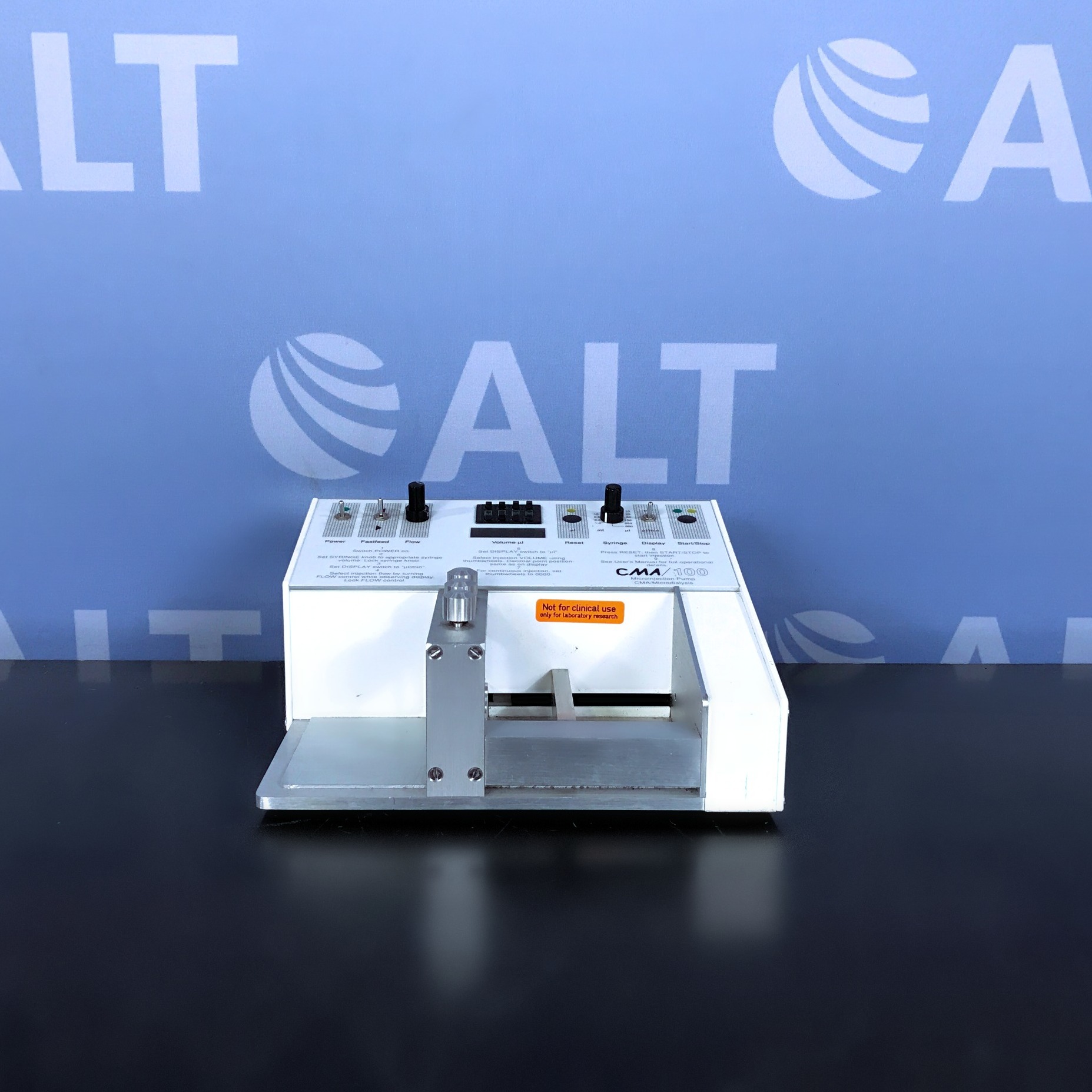 Used Lab Equipment - CMA 100 Microinjection Microdialysis Syringe Pump 1