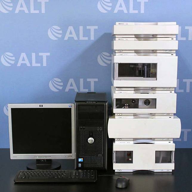 Used Lab Equipment - Agilent 1100 Series HPLC System with G1362A RID and G1311A Quat Pump 25