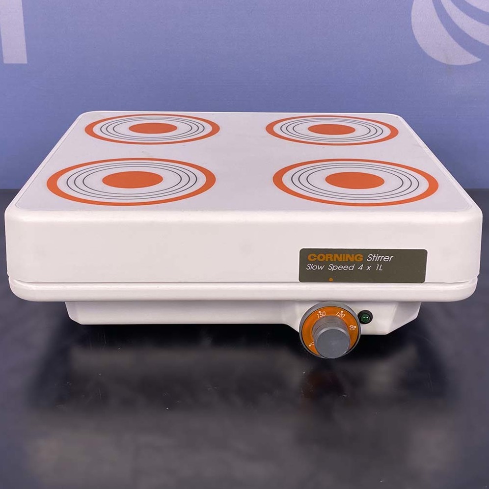 Used Lab Equipment - Corning SS4I Four Position Slow-Speed Magnetic Stirrer, Model 440814 13