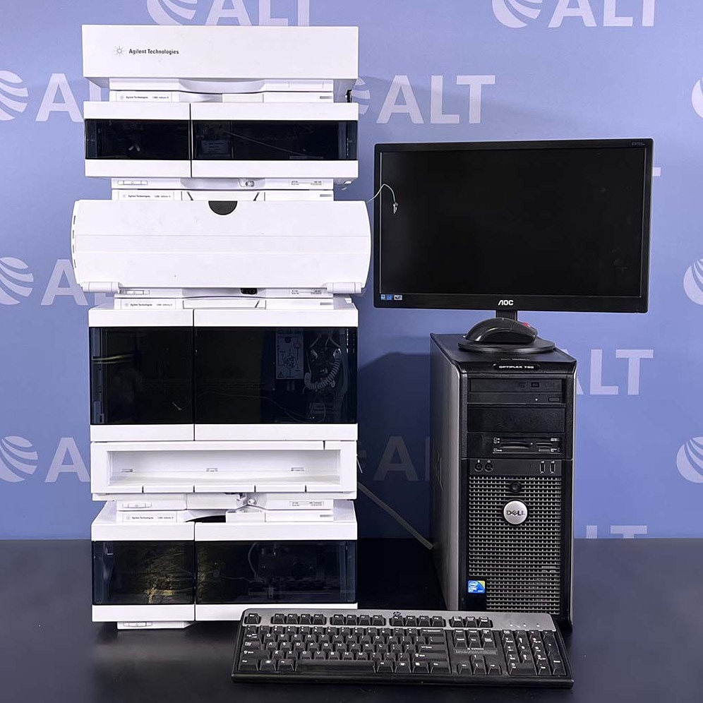 Used Lab Equipment - Agilent 1260 Infinity II System With G7129A Vialsampler, G7114A VWD, G7116A MCT Column Heater And G7111B Quat Pump 3