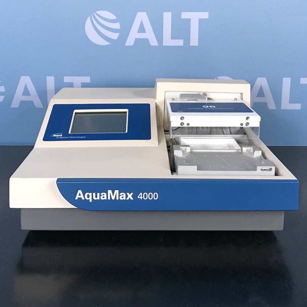 Used Lab Equipment - Molecular Devices AquaMax 4000 Microplate Washer With 96-Well Head 9