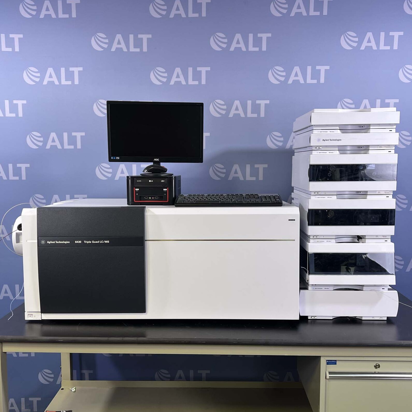 Used Lab Equipment - Agilent G6430A Triple Quad LC/MS with 1260/1290 HPLC: G1316C TCC, K1367E HiP ALS Clinical Ed., (2) G1312B SL Bin Pumps, and G1379B Micro Degasser 21