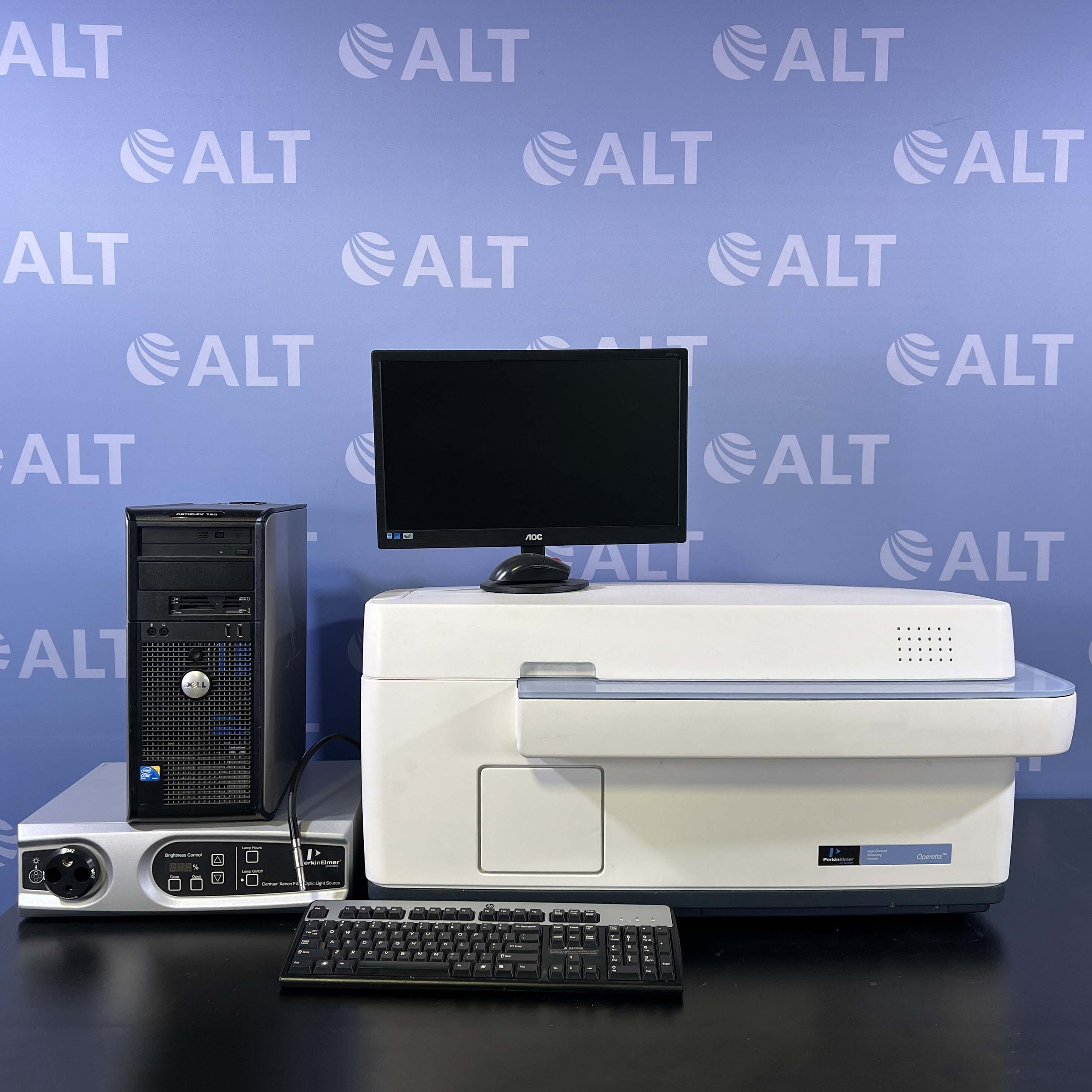 Used Lab Equipment - PerkinElmer Operetta Microplate reader with Cermax Xenon Fiber-Optic Light Source, Model XL3000 13