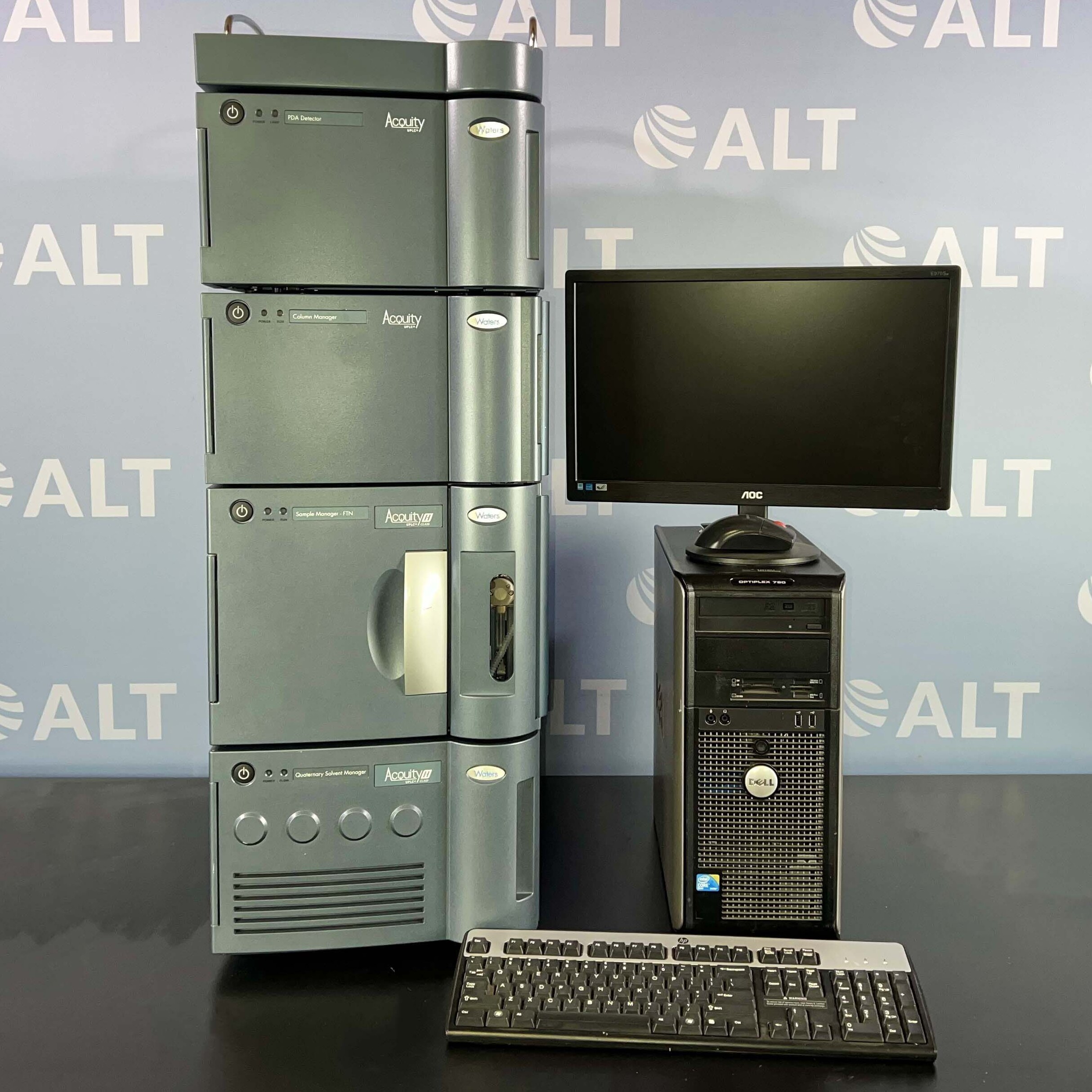 Used Lab Equipment - Waters Acquity H-Class UPLC System Including: PDA Detector, Column Manager, Sample Manager - FTN, And Quaternary Solvent Manager 13