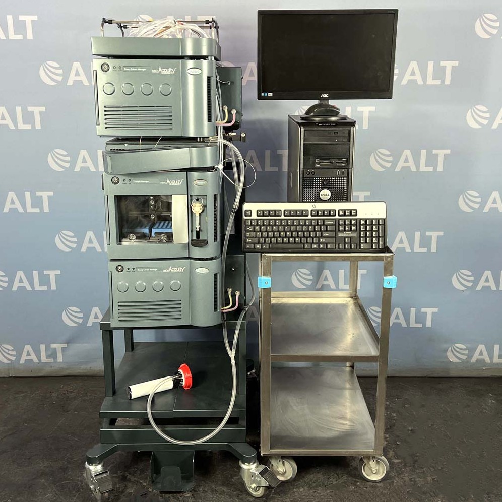 Used Lab Equipment - Waters NanoAcquity UPLC System Including: Binary Solvent Manager, Sample Manager With Integrated Heating and Trapping Module, Auxiliary Solvent Manager (Binary) 19