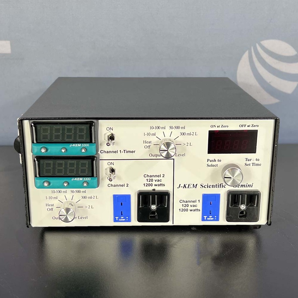 Used Lab Equipment - J-KEM Scientific Gemini Controls 2 Independent Temperature Controllers 3