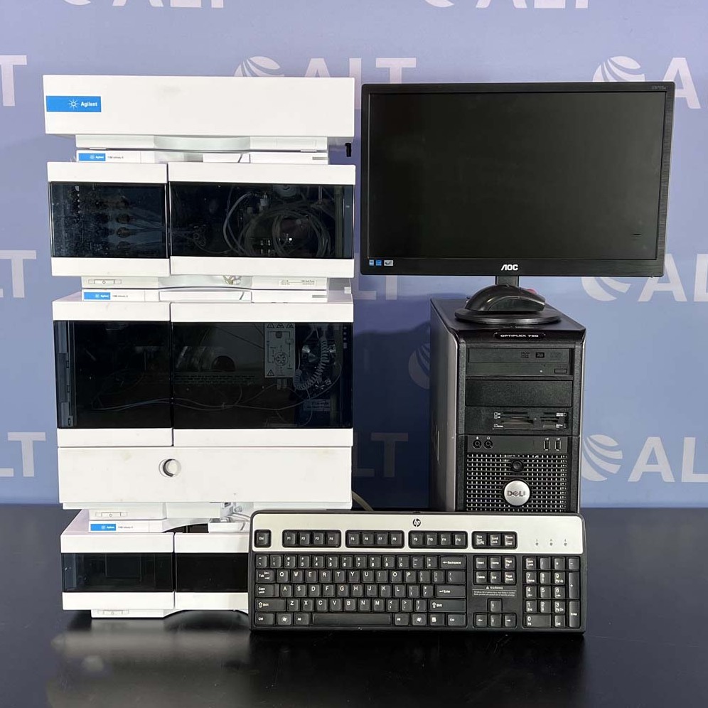 Used Lab Equipment - Agilent 1260 Infinity II HPLC Including G7111B Quat Pump, G7129A Vialsampler With Integrated Column Compartment, G7167-60101 Sample Thermostat, And G7117C DAD HS 3