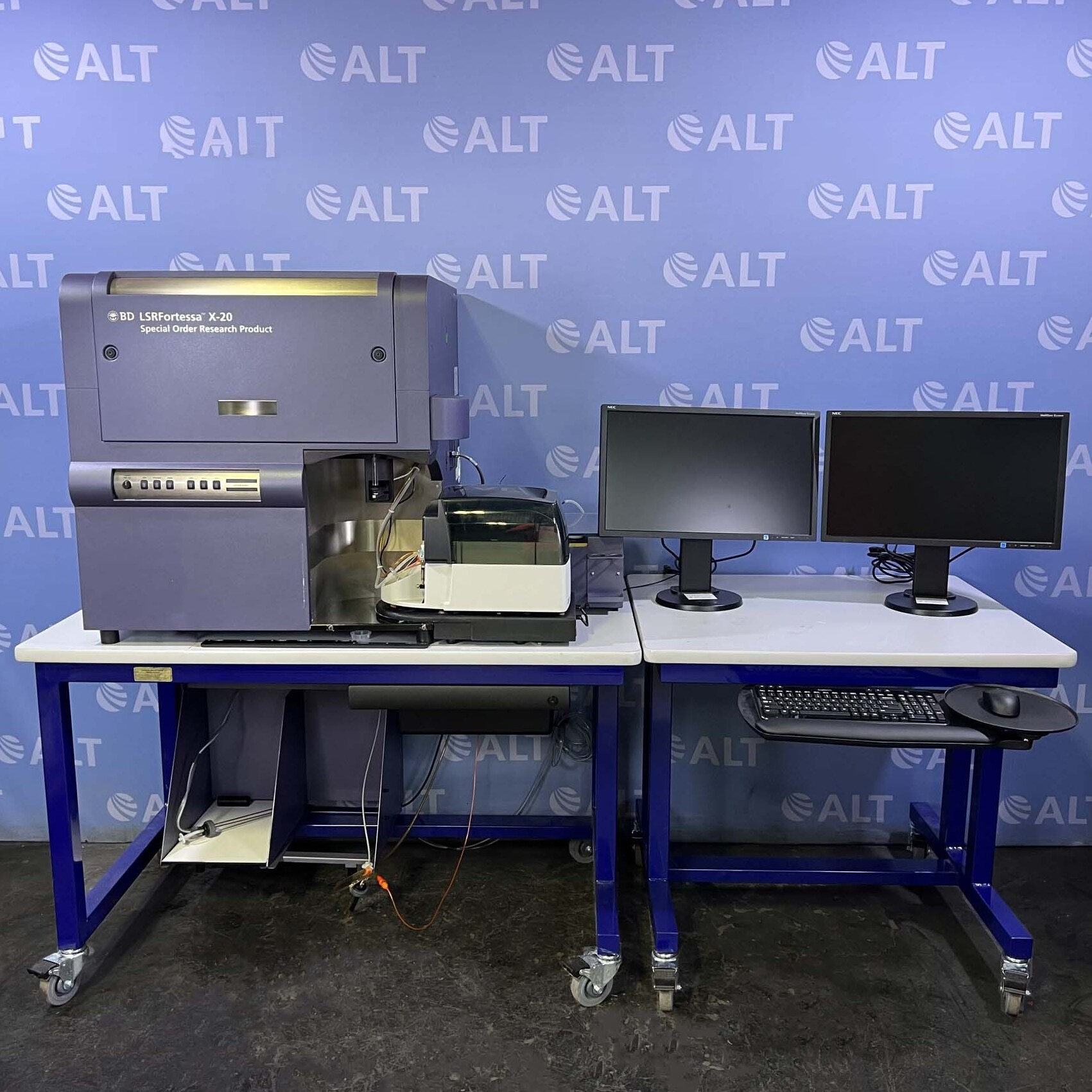 Used Lab Equipment - BD Biosciences LSRFortessa X-20 Cell Analyzer, Model 658226R1, With FACSFlow Supply System 5