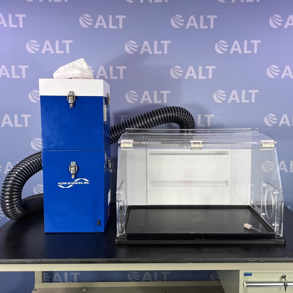 Used Lab Equipment - Flow Sciences 3' Ventilated Balance Enclosure, Model FS2015BKDVA, With FS-4500 Dual Filter Unit 9