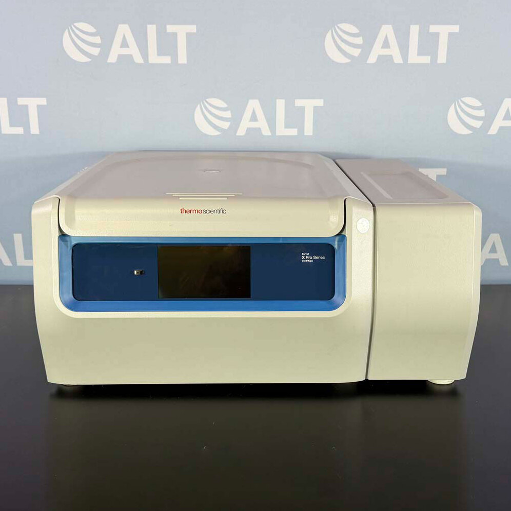 Used Lab Equipment - Thermo Fisher Scientific Sorvall X Pro Series Centrifuge, Model X4R Pro-MD With TX1000 Rotor & Buckets, (2) 75003674 10x50mL Adapters And (2) 75007306 24x15mL Adapters 7