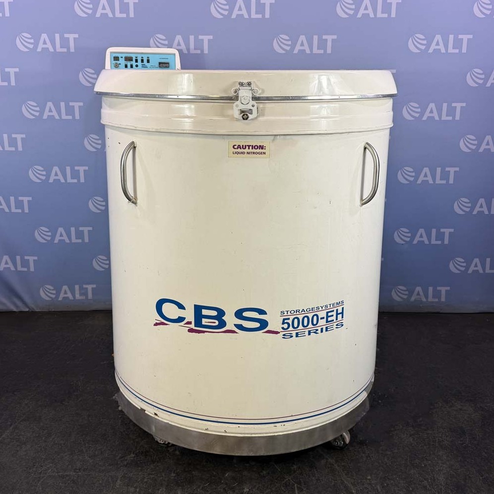 Used Lab Equipment - Custom Biogenic Systems 5000-EH Series Liquid Nitrogen Freezer, Model S-5000AEH 1