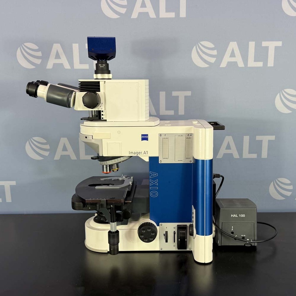 Used Lab Equipment - Zeiss Axio Imager.A1 Microscope With HAL100 Halogen Lamp 29