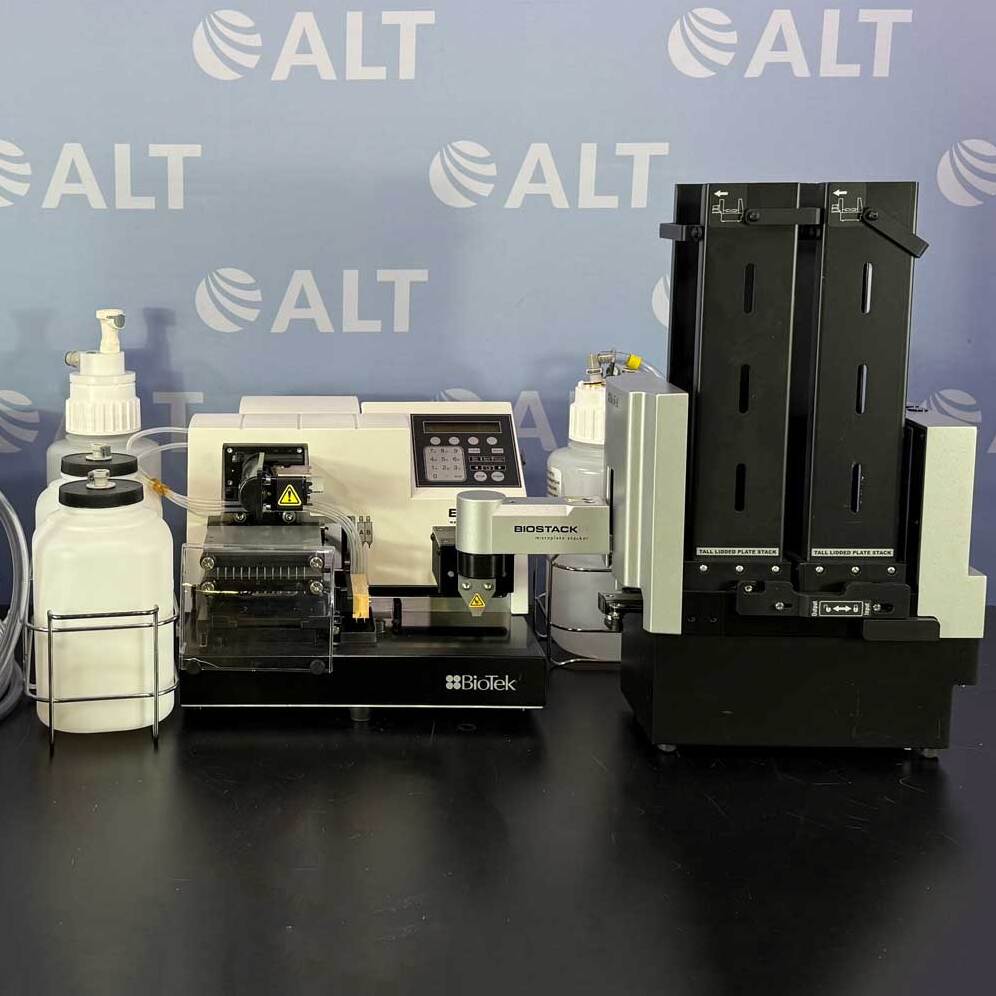 Used Lab Equipment - BioTek BioTek EL406 Combination Washer Dispenser With Biostak 4 Plate Stacker And Valve Module 1