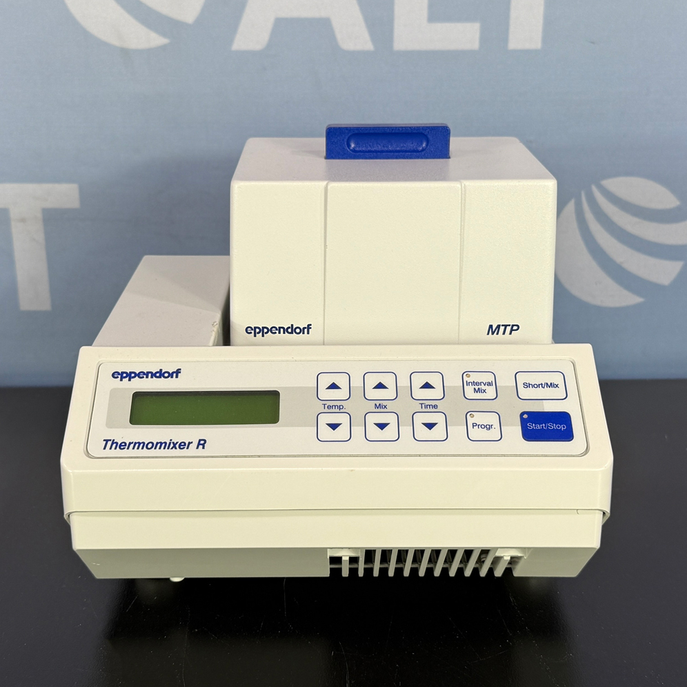 Used Lab Equipment - Eppendorf 5355 Thermomixer R With Deepwell Plate Thermoblock 9