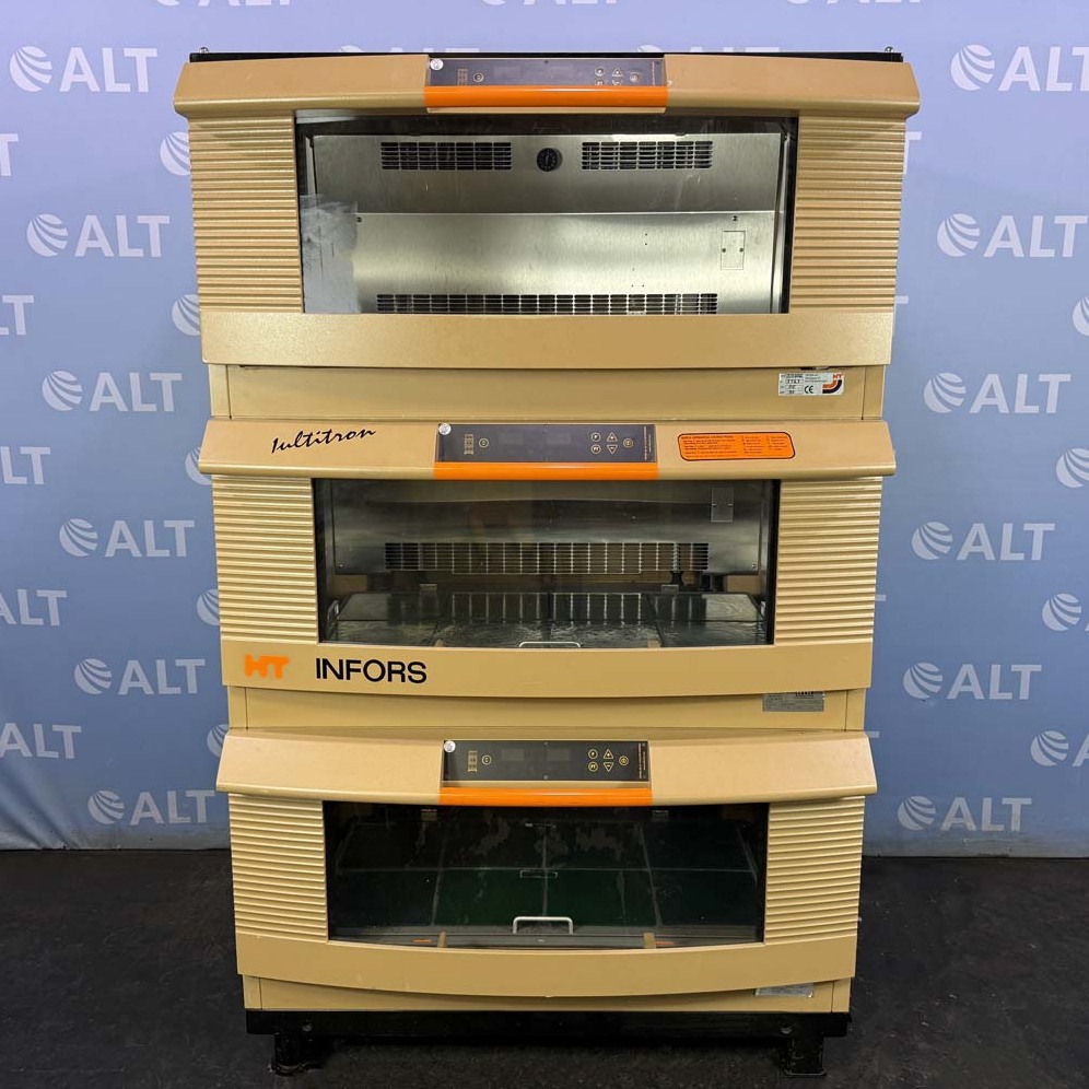 Used Lab Equipment - Infors HT Multitron Incubated Oribtal Shaker, Type I10102 (Triple Stack) 9