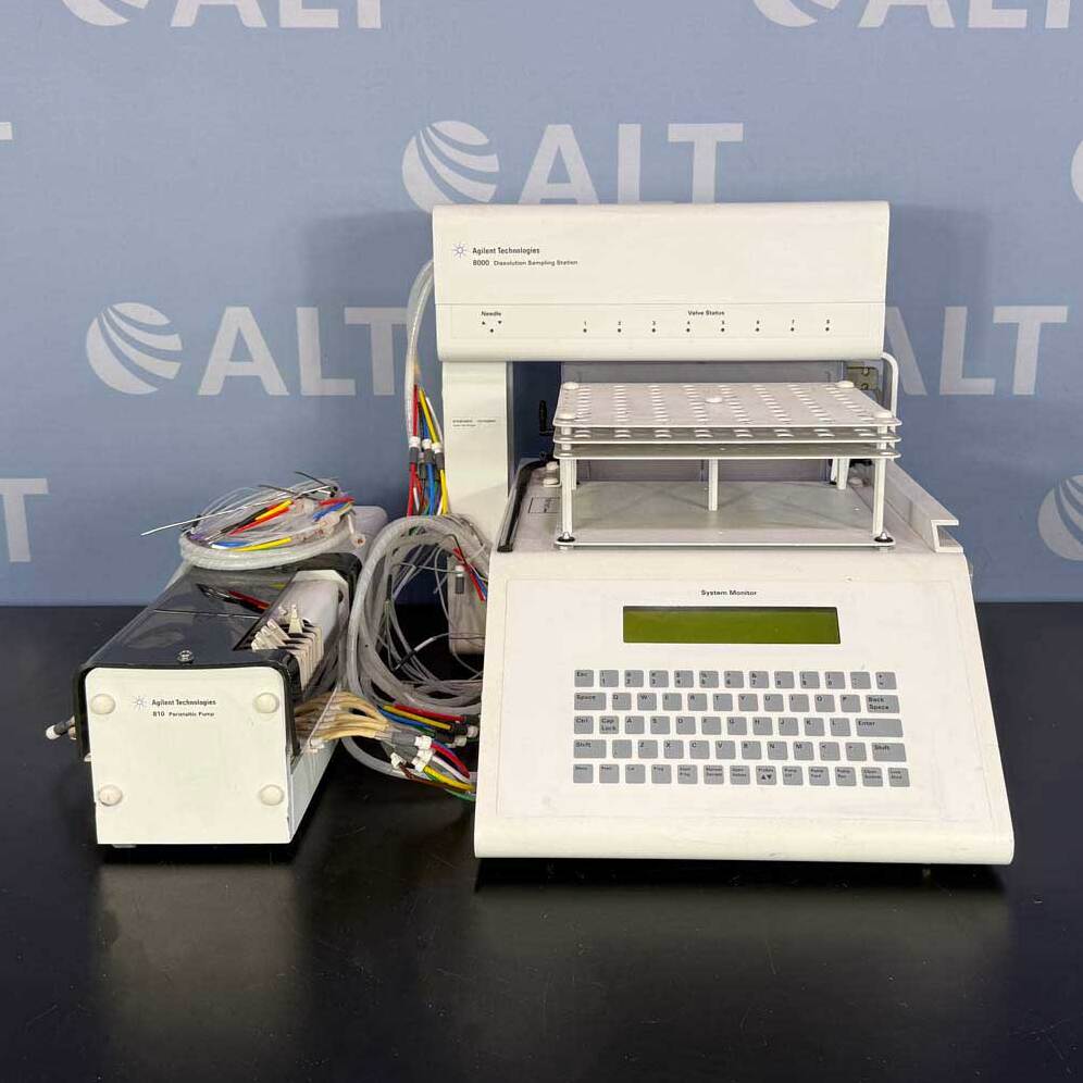 Used Lab Equipment - Agilent 8000 Dissolution Sampling Station With 810 Peristaltic Pump 1