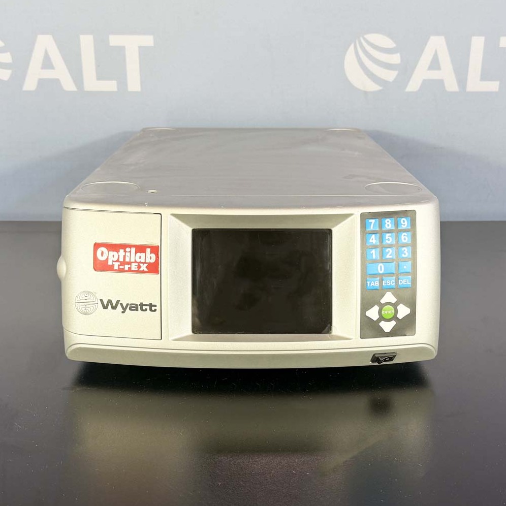 Used Lab Equipment - Wyatt Technology Optilab T-rEX Refractive Index Detector, Model WTREX-02 7