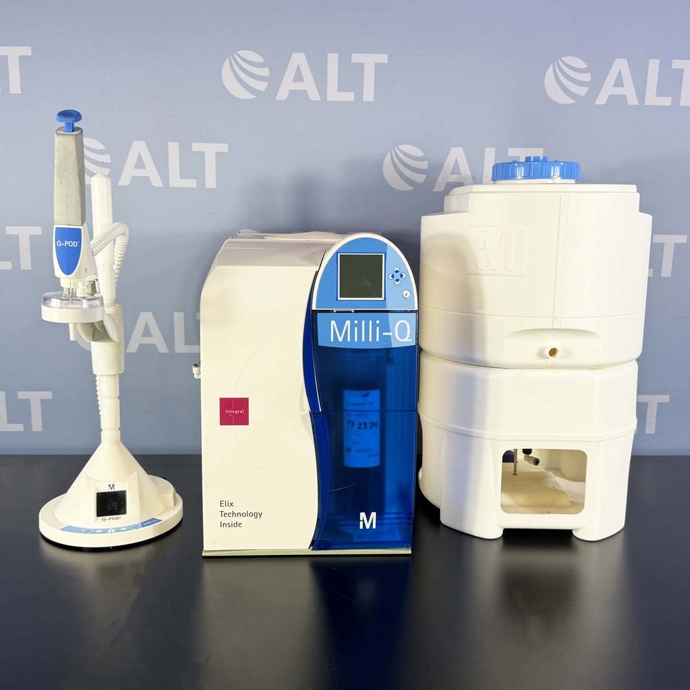 Used Lab Equipment - Millipore Milli-Q Integral 5 Water Purification System With 30 Liter Tank And Q-Pod Dispenser 19