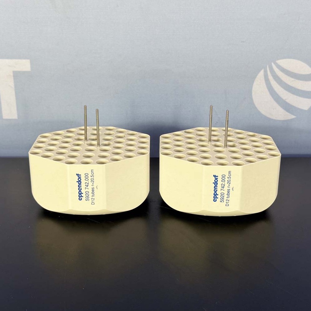 Used Lab Equipment - Eppendorf 52 x 5mL Rotor Adapter For S-4x Rotors, P/N 5920 742.000 (Pair) 7