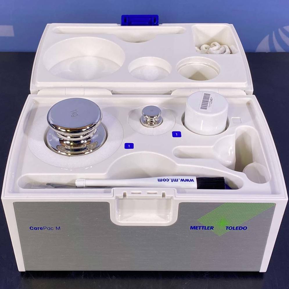 Used Lab Equipment - Mettler Toledo CarePac M ASTM Class 1 Balance Testing & Calibration Weight Kit 7