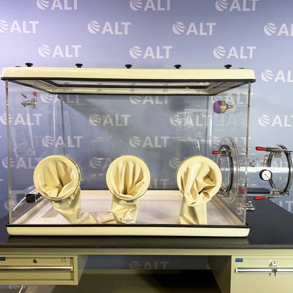 Used Lab Equipment - Plas Labs Model 830-ABD Glovebox 5
