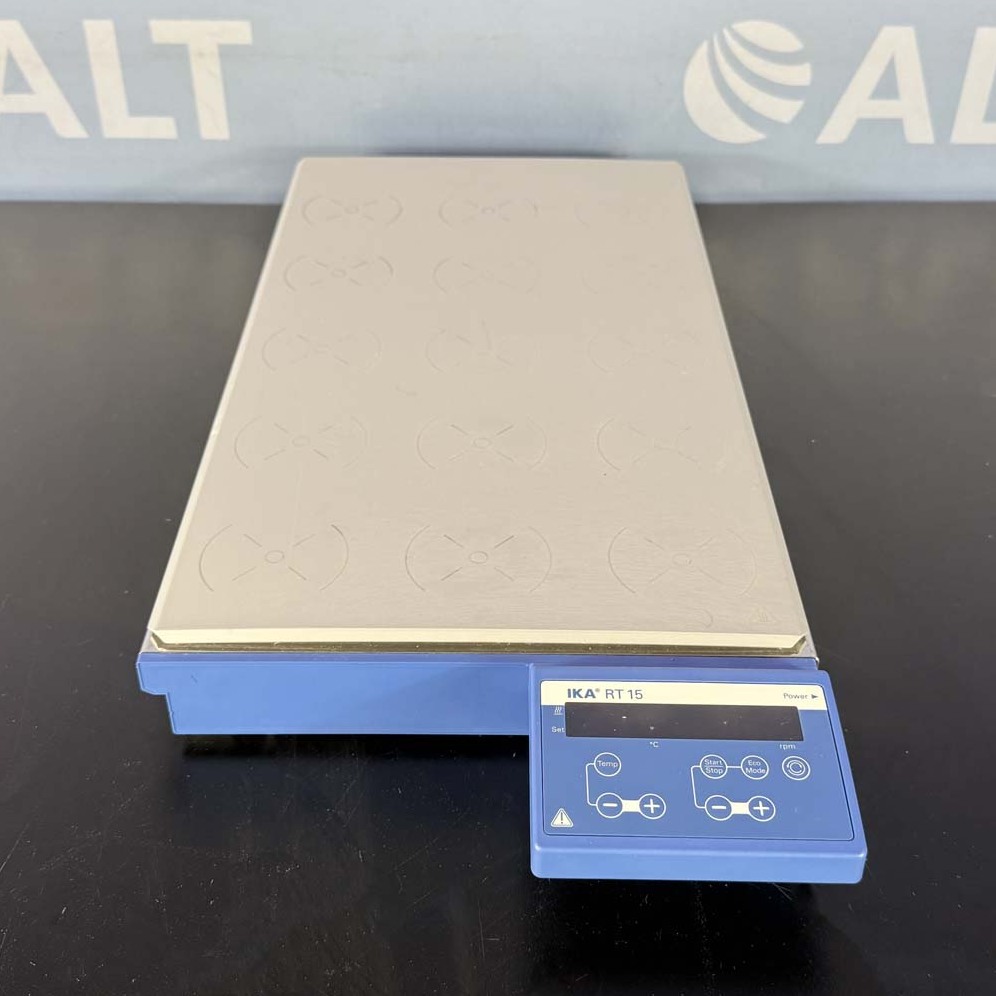 Used Lab Equipment - IKA 15-Position Digital Magnetic Hotplate Stirrer, Model RT 15 3