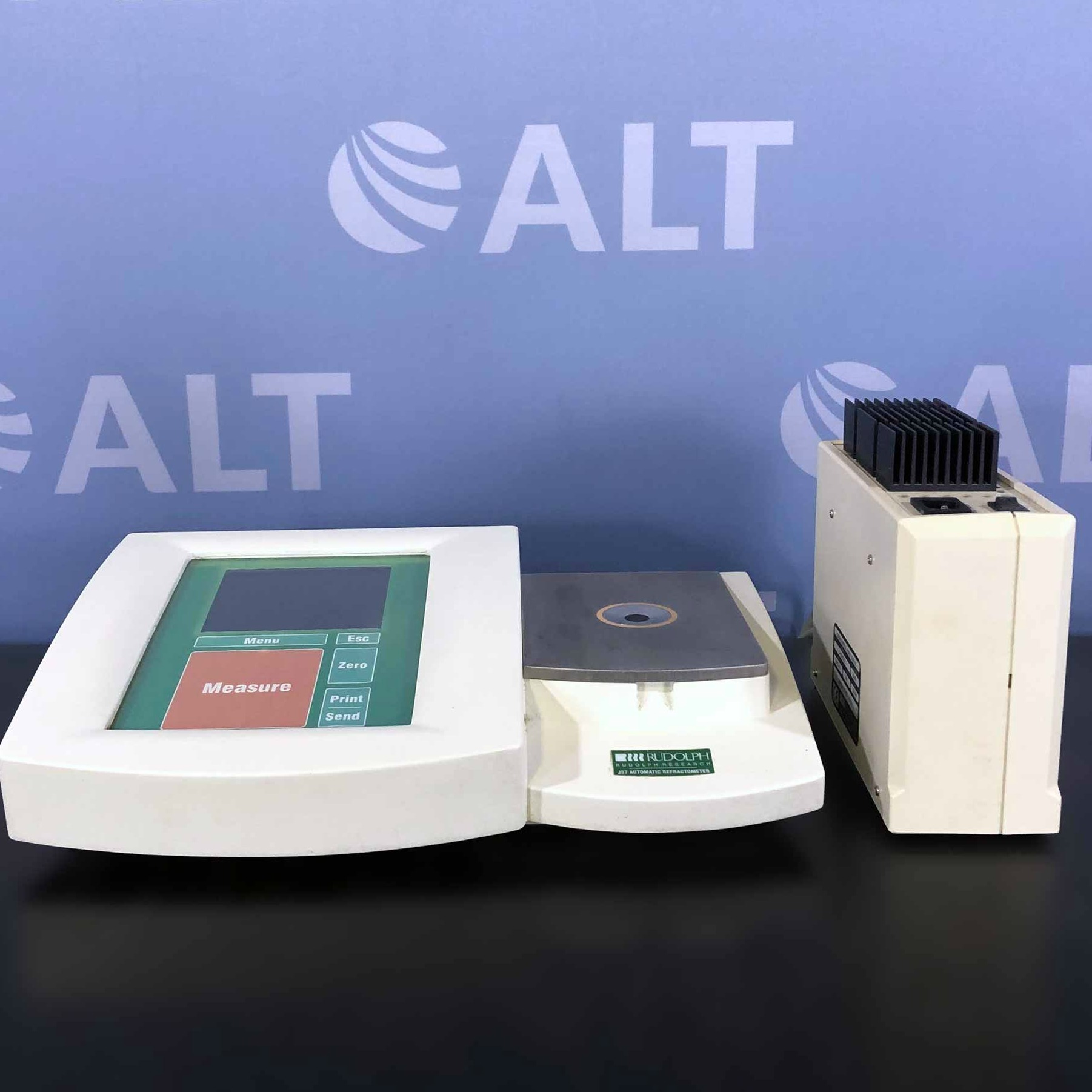 Used Lab Equipment - Rudolph Research Analytical J-57HA Refractometer with Power Supply 5