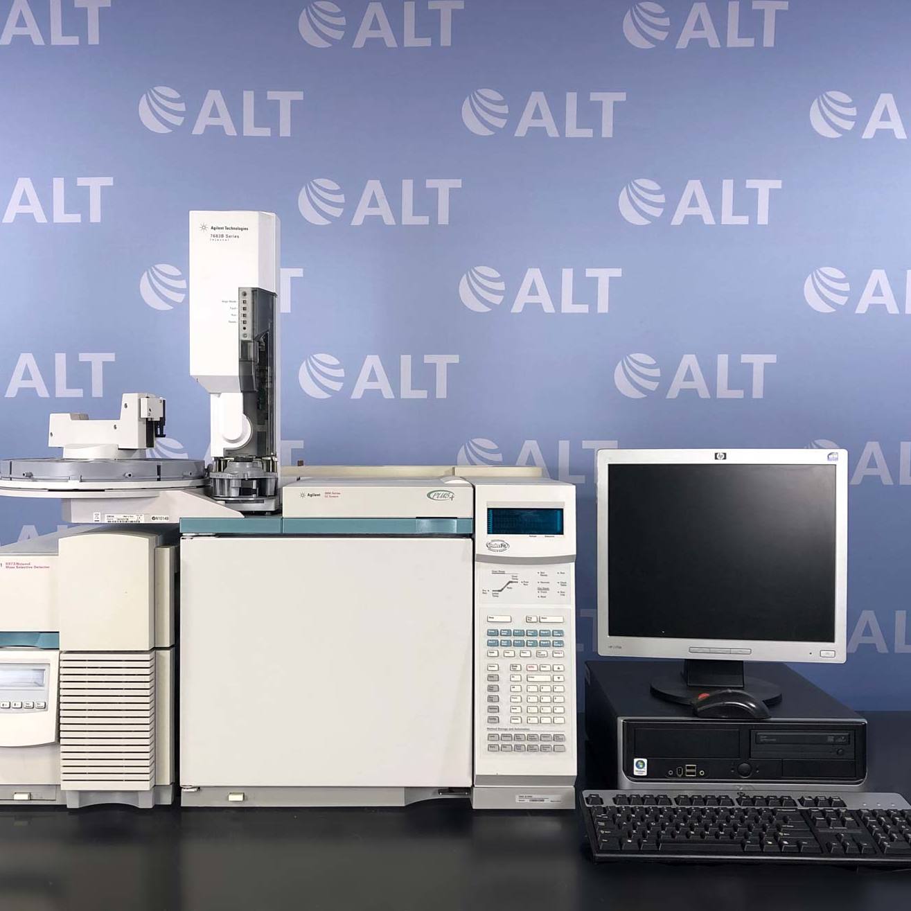Used Lab Equipment - Agilent 6890N Plus (G1530A) GC and 5973 (G2577A) Diffusion Pump EI MSD 5