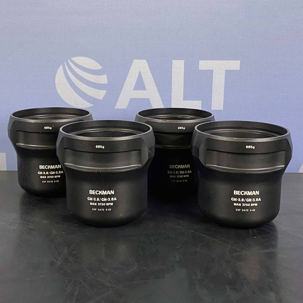 Used Lab Equipment - Beckman Coulter GH-3.8/GH-3.8A Swinging Rotor Buckets, Set of 4 1