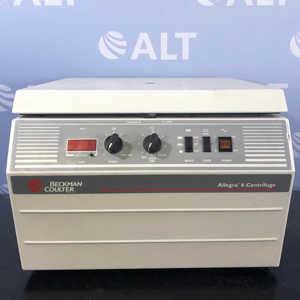 Used Lab Equipment - Beckman Coulter Allegra 6 Centrifuge 15